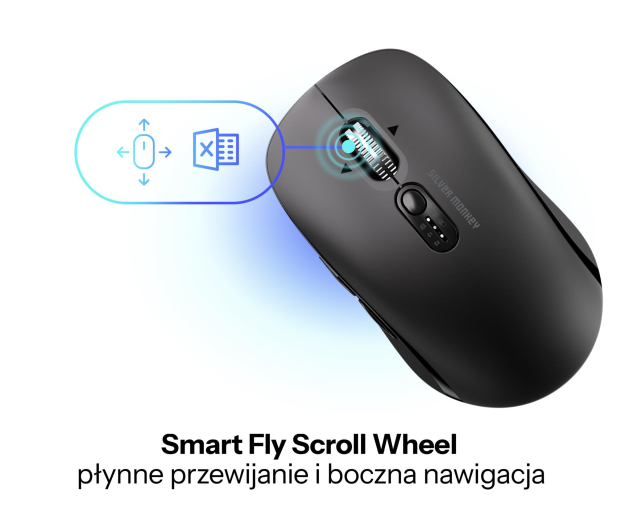 SILVER MONKEY Bezprzewodowa mysz optyczna Mobile Plus SMA306 - 1361006 - zdjęcie 7